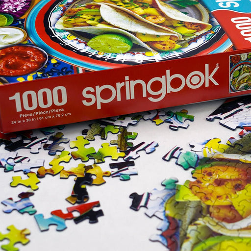 Springbok : Taco Table 1000 Piece Jigsaw Puzzle - Springbok : Taco Table 1000 Piece Jigsaw Puzzle