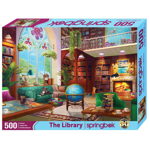 Springbok :The Library 500 Piece Jigsaw Puzzle - Springbok :The Library 500 Piece Jigsaw Puzzle