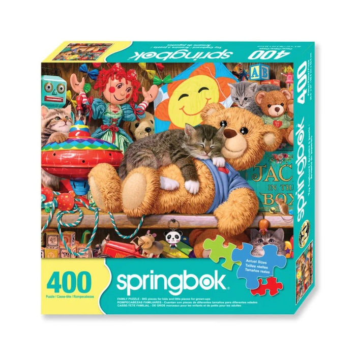 Springbok : Toy Cupboard 400 Piece Jigsaw Puzzle - Springbok : Toy Cupboard 400 Piece Jigsaw Puzzle