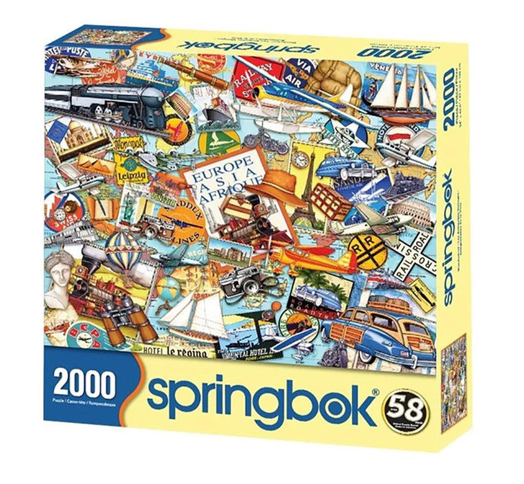 Springbok : Wanderlust 2000 Piece Jigsaw Puzzle - Springbok : Wanderlust 2000 Piece Jigsaw Puzzle - Annies Hallmark and Gretchens Hallmark, Sister Stores