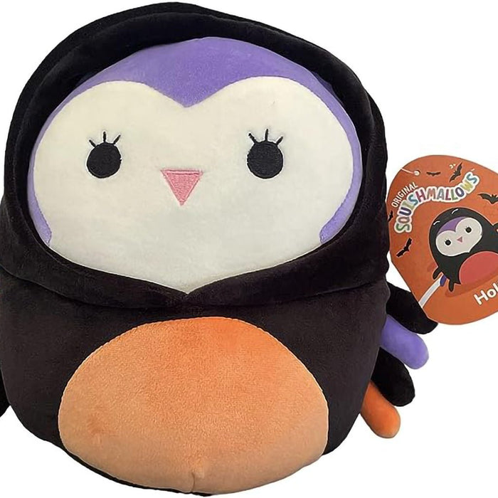 Squishmallows : Holly the Owl in Spider Costume 5" - Squishmallows : Holly the Owl in Spider Costume 5"