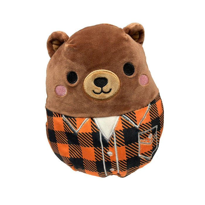Squishmallows : Omar the Bear with Flannel Harvest 7.5" - Squishmallows : Omar the Bear with Flannel Harvest 7.5"