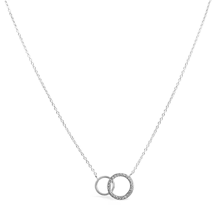Stia : Dainty Double Circle Necklace - Stia : Dainty Double Circle Necklace - Annies Hallmark and Gretchens Hallmark, Sister Stores