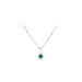 Stia : Emerald CZ Birthstone Necklace (May) - Stia : Emerald CZ Birthstone Necklace (May)