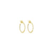 Stia : Inside Out Hoop in Gold Plating -
