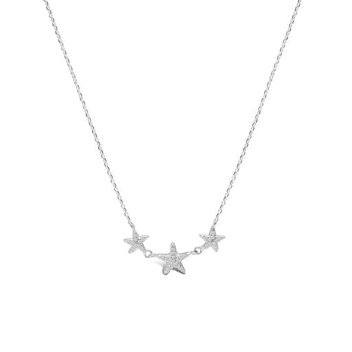 Stia : Pavé Dancing Starfish Necklace "Silver" - Stia : Pavé Dancing Starfish Necklace "Silver"