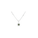 Stia : Peridot CZ Birthstone Necklace (August) -