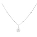 Stia : Stia Couture Brands Mini Disk Letter Necklace "A" Silver -