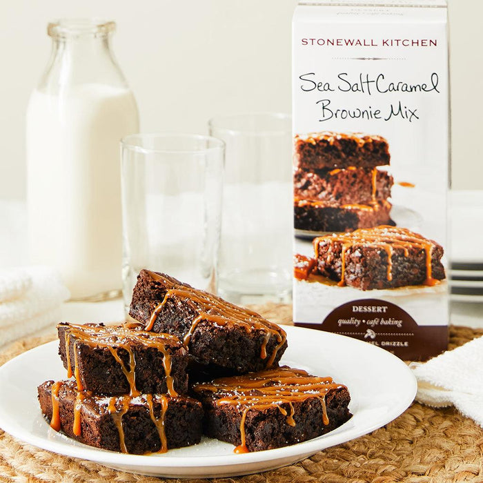 Stonewall Kitchen : Sea Salt Caramel Brownie Mix -