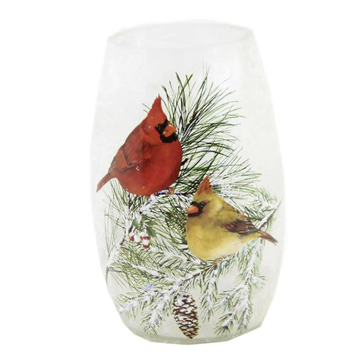 Stony Creek: Christmas Cardinal Pre-Lit Small Vase 5" - OUT OF STOCK Stony Creek: Christmas Cardinal Pre-Lit Small Vase 5" - Annies Hallmark and Gretchens Hallmark, Sister Stores