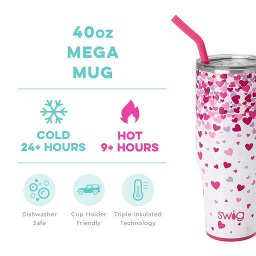 Swig : 40 oz Mega Mug - Falling In Love - Swig : 40 oz Mega Mug - Falling In Love