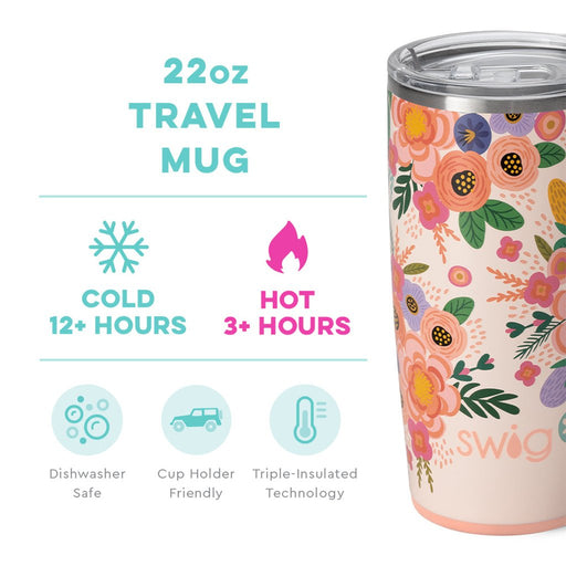 Swig : Full Bloom Travel Mug (22oz) - Swig : Full Bloom Travel Mug (22oz)
