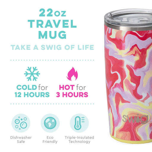 Swig : Pink Lemonade Travel Mug (22oz) - Swig : Pink Lemonade Travel Mug (22oz) - Annies Hallmark and Gretchens Hallmark, Sister Stores
