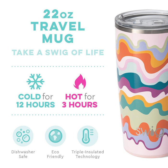Swig 22 oz Travel Mug Sun Dance
