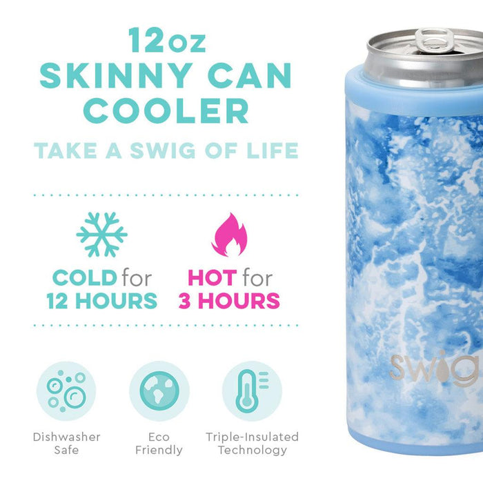 Swig : Sea Spray Skinny Can Cooler (12oz) -