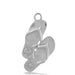 T. Jazelle : Caribbean Quartzite Stone Bracelet with Flip Flop Sterling Silver Charm -