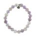 T. Jazelle : Defining Bracelet- Friendship Bracelet with Mauve Jade Gemstones -