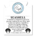 T. Jazelle : Moonstone Bracelet with Seashell Sterling Silver Charm -