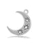 T. Jazelle : Onyx Stone Bracelet with Friendship Stars Sterling Silver Charm -