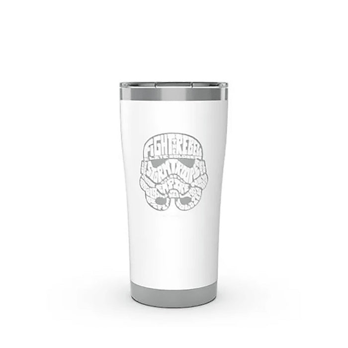 Tervis : Star Wars™ - Stormtrooper Wordle Engraved on Glacier White 20 oz Stainless Tumbler -