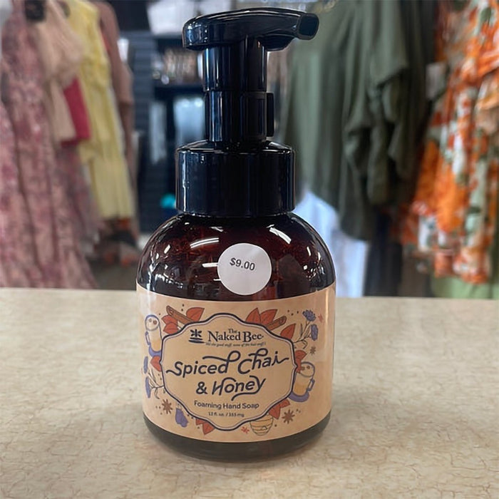 The Naked Bee : Foaming Hand Soap in Spice Chai and Honey 12oz - The Naked Bee : Foaming Hand Soap in Spice Chai and Honey 12oz