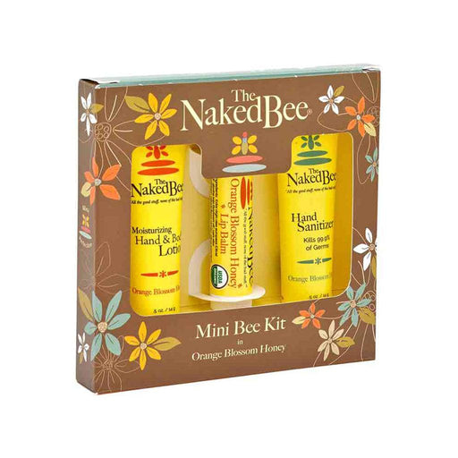 The Naked Bee : Mini Bee Kit in Orange Blossom Honey -