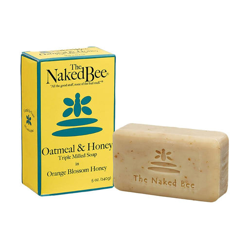 The Naked Bee : Oatmeal & Honey Triple-Milled Bar Soap in Orange Blossom Honey (2 Asstd Sizes) -