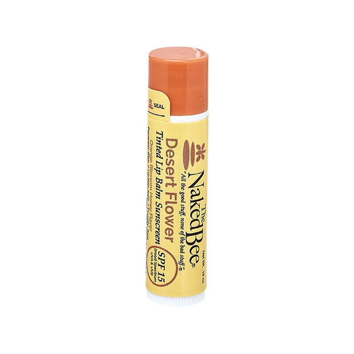 The Naked Bee : SPF 15 Orange Blossom Honey Tinted Lip Balm in Desert Flower -
