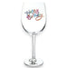 The Queens' Jewels : Happy Birthday Jeweled Stemmed Wineglass -