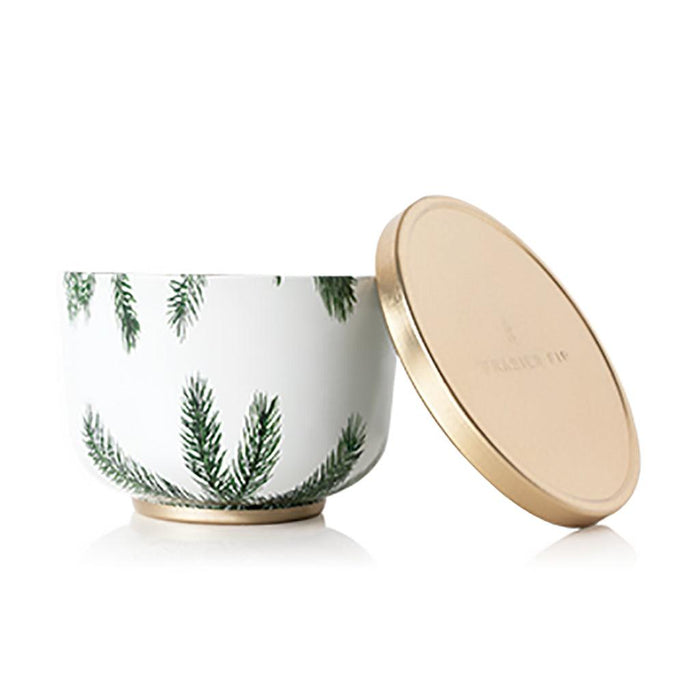 Thymes : Frasier Fir Poured Candle Tin with Gold Lid - Thymes : Frasier Fir Poured Candle Tin with Gold Lid - Annies Hallmark and Gretchens Hallmark, Sister Stores