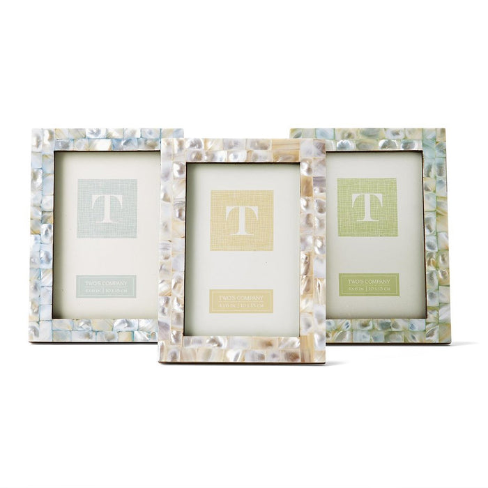 Two's Company : Mop Photo Frame 4x6 in 3 colors - Two's Company : Mop Photo Frame 4x6 in 3 colors