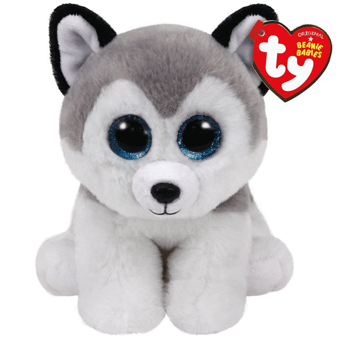 Ty : Beanie Babies - Buff the Grey and White Husky 6" - OUT OF STOCK Ty : Beanie Babies - Buff the Grey and White Husky 6" - Annies Hallmark and Gretchens Hallmark, Sister Stores