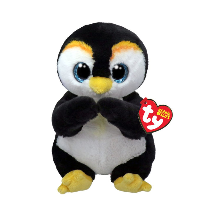 Ty : Beanie Bellies - Neve The Black And White Penguin - Ty : Beanie Bellies - Neve The Black And White Penguin