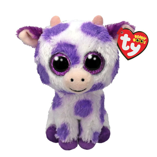 Ty : Beanie Boos - Ethel The Purple Spotted Cow - Ty : Beanie Boos - Ethel The Purple Spotted Cow