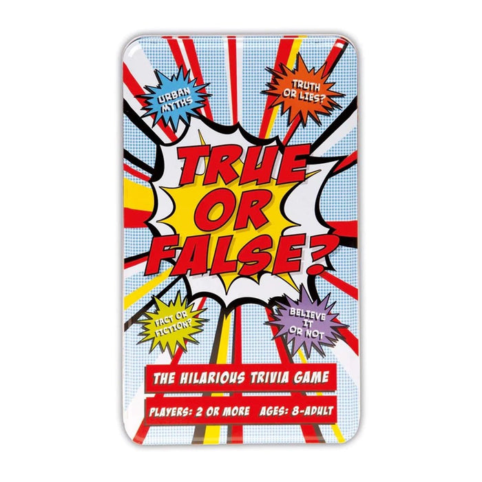 University Games : True or False Game Tin - University Games : True or False Game Tin