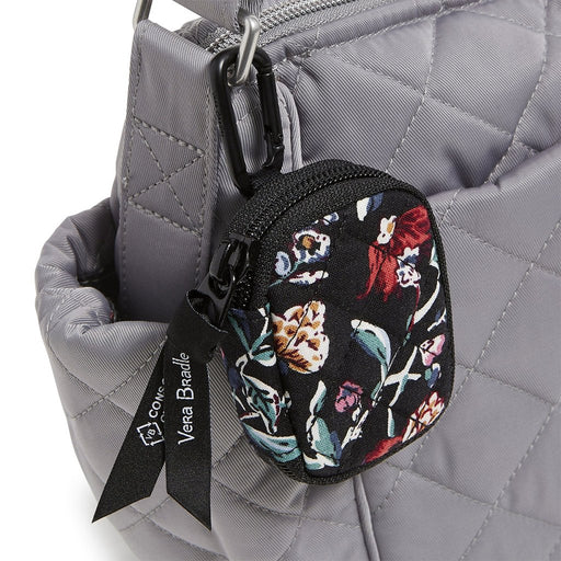 Vera Bradley : Bag Charm for AirPods in Perennials Noir - Vera Bradley : Bag Charm for AirPods in Perennials Noir