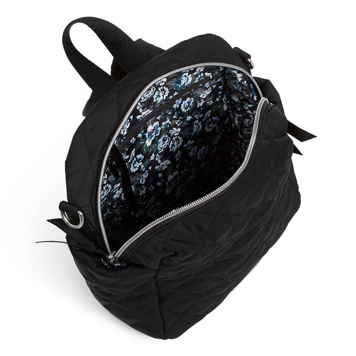 Vera Bradley : Convertible Small Backpack in Black - Vera Bradley : Convertible Small Backpack in Black
