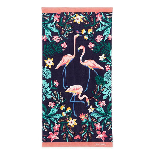 Vera Bradley : Dorm Towel in Flamingo Garden - Vera Bradley : Dorm Towel in Flamingo Garden