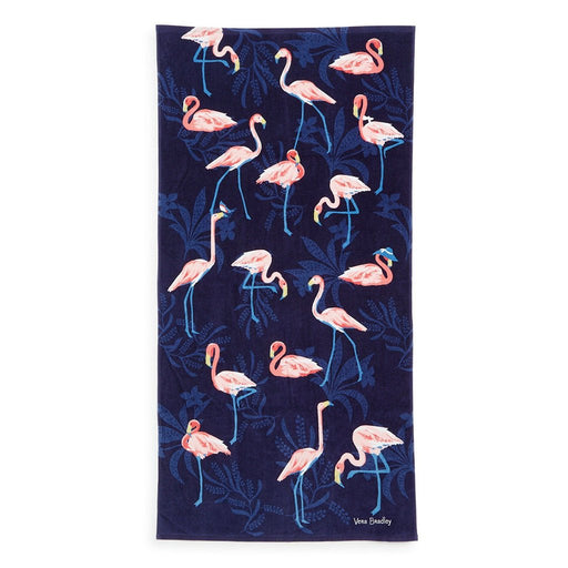 Vera Bradley : Dorm Towel in Flamingo Party - Vera Bradley : Dorm Towel in Flamingo Party