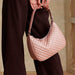 Vera Bradley : Frannie Crescent Crossbody Bag in Rose Quartz - Vera Bradley : Frannie Crescent Crossbody Bag in Rose Quartz