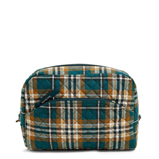 Vera Bradley : Large Cosmetic Bag in Orchard Plaid - Vera Bradley : Large Cosmetic Bag in Orchard Plaid