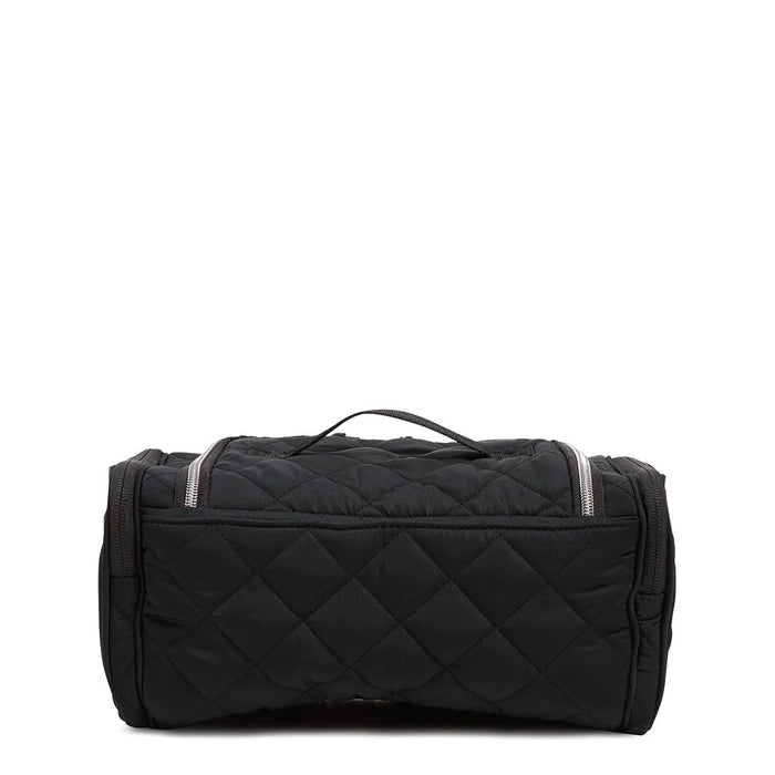 Vera Bradley : Large Travel Cosmetic Bag in Performance Twill Black - Vera Bradley : Large Travel Cosmetic Bag in Performance Twill Black
