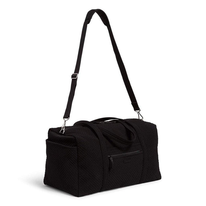 Vera Bradley : Large Travel Duffel Bag in Microfiber Classic Black -