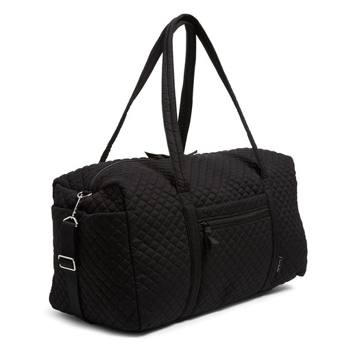 Vera Bradley : Large Travel Duffel Bag in Performance Twill Black - Vera Bradley : Large Travel Duffel Bag in Performance Twill Black