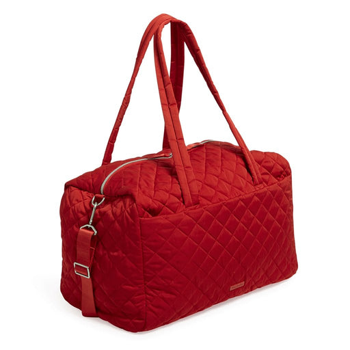 Vera Bradley : Large Travel Duffel Bag in Performance Twill Cardinal Red -
