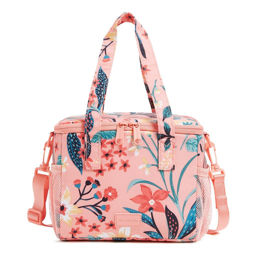 Vera Bradley : Lunch Cooler in Paradise Bright Coral - Vera Bradley : Lunch Cooler in Paradise Bright Coral