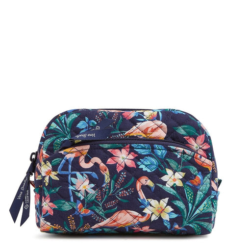 Vera Bradley : Medium Cosmetic Bag in Flamingo Garden - Vera Bradley : Medium Cosmetic Bag in Flamingo Garden