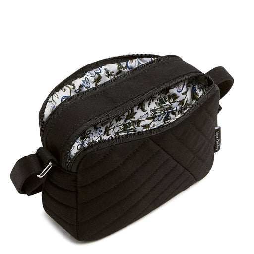 Vera Bradley : Mini Evie Crossbody Bag in Black - Vera Bradley : Mini Evie Crossbody Bag in Black