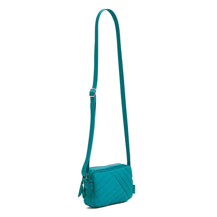 Vera Bradley : Mini Evie Crossbody Bag in Forever Green - Vera Bradley : Mini Evie Crossbody Bag in Forever Green