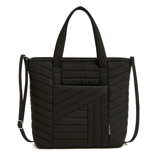 Vera Bradley : Mini Vera Tote Bag in Black - Vera Bradley : Mini Vera Tote Bag in Black
